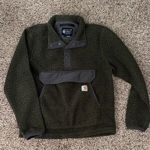 Carhartt Olive Green Relaxed Fit Jacket
